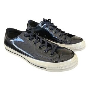 Converse Chuck 70 Ox Black Patent Men's Athletic Shoes 162438C Size 8